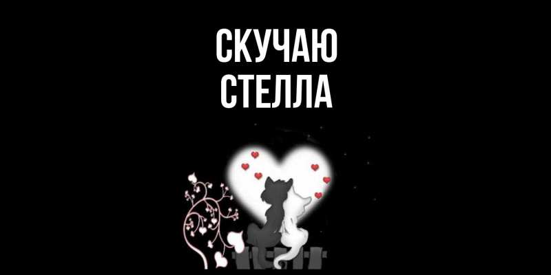 Картинка Скучаю, Стелла
