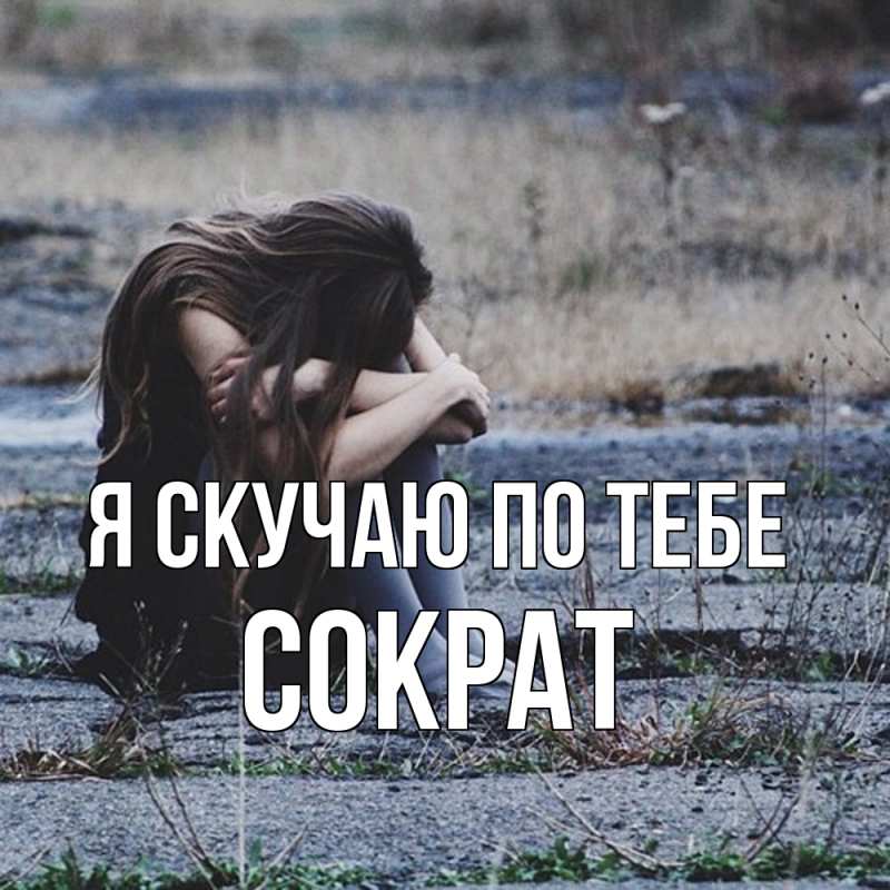 Картинка Я скучаю по тебе, Сократ
