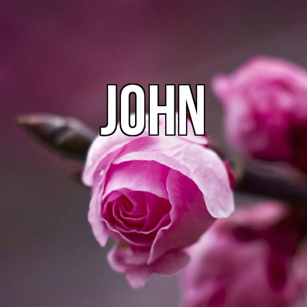 Открытка  с именем. John, Главная  