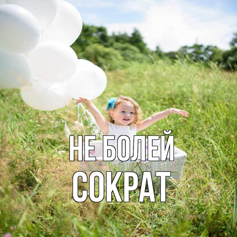 Картинка Не болей, Сократ