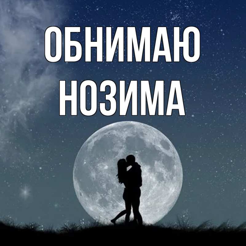 Картинка Обнимаю, Нозима