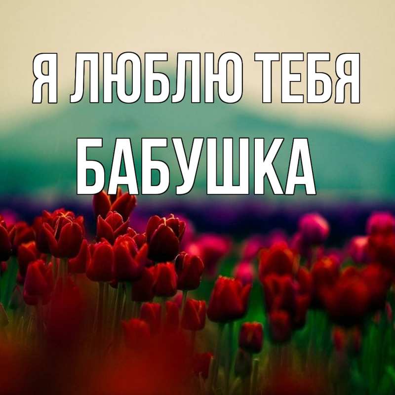 Картинка Я люблю тебя, Бабушка