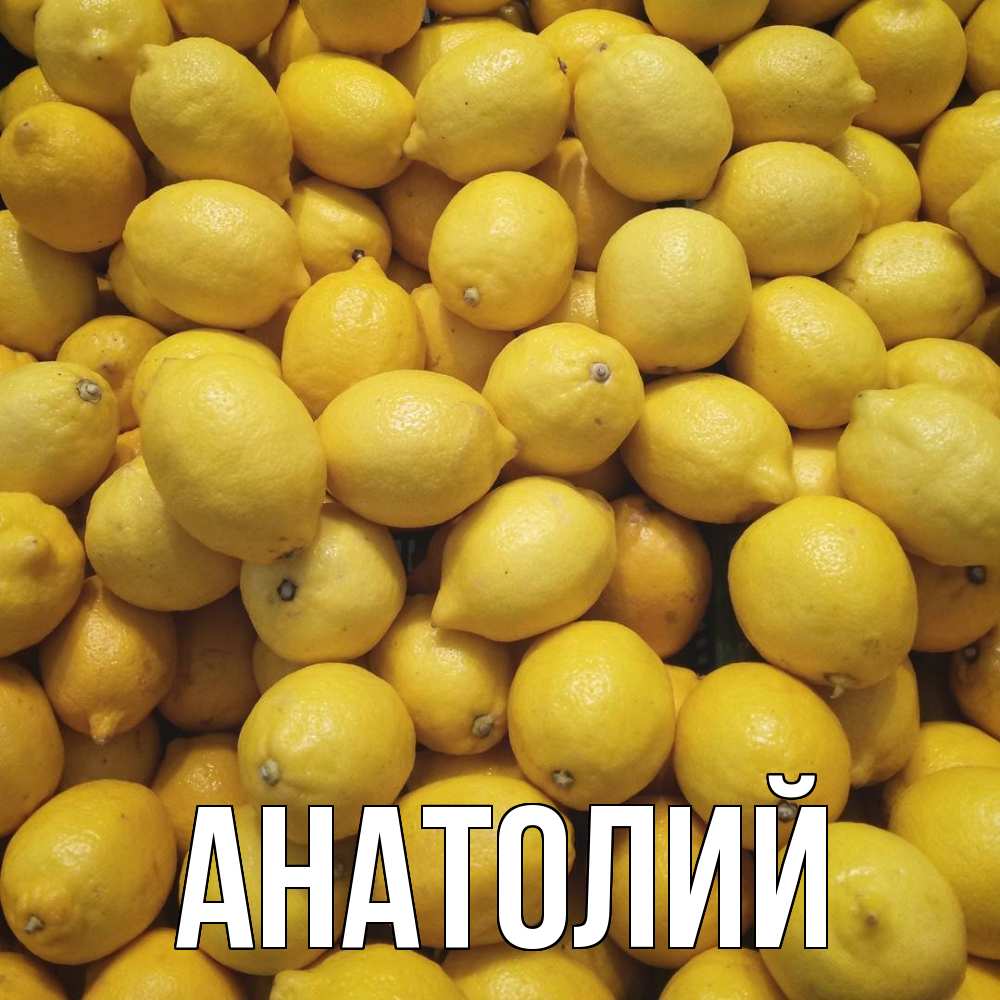 Открытка  с именем. Анатолий, Главная  