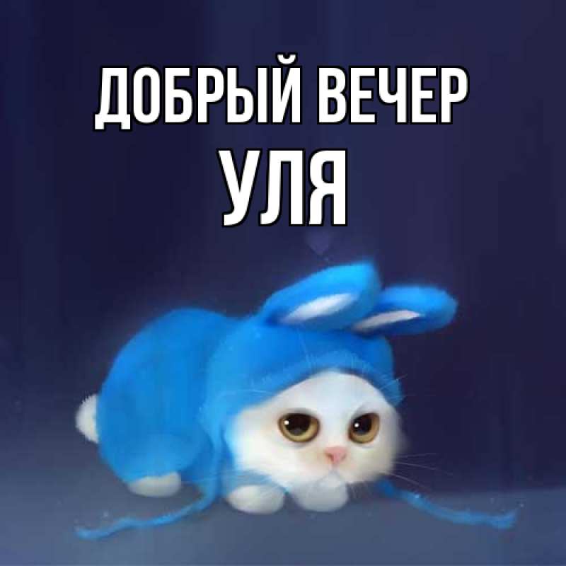 Картинка Добрый вечер, Уля