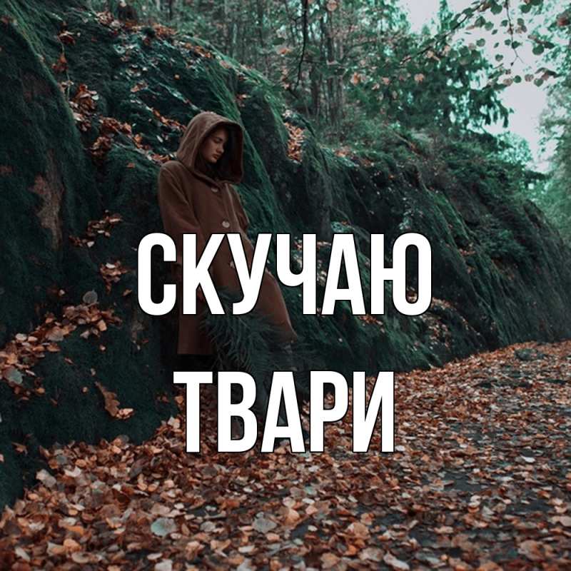 Картинка Скучаю, твари
