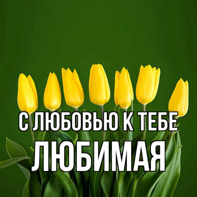 Картинка С любовью к тебе, Любимая