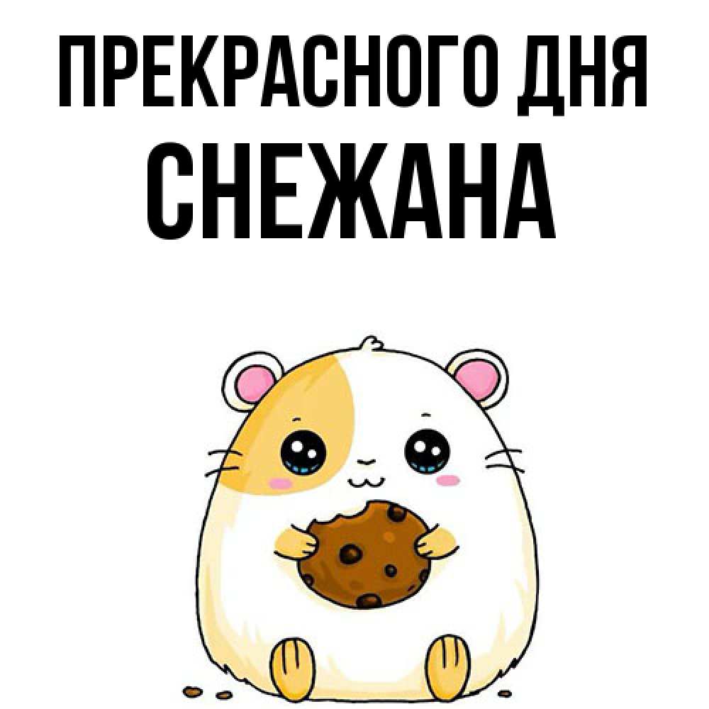 Открытка  с именем. Снежана, Прекрасного дня  
