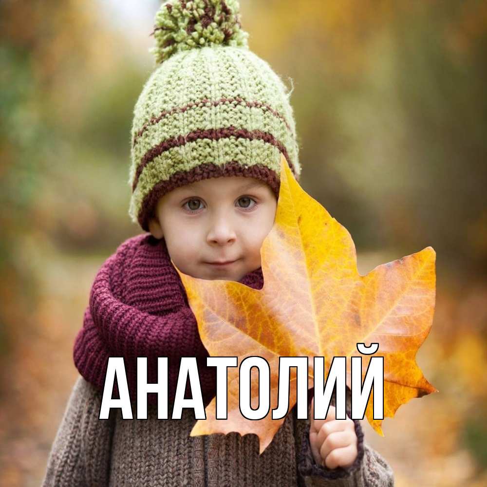 Открытка  с именем. Анатолий, Главная  