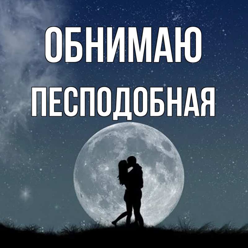 Картинка Обнимаю, Песподобная