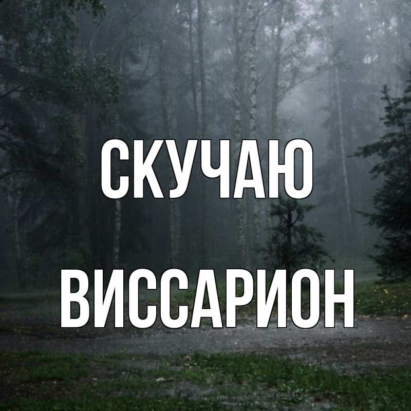 Картинка Скучаю, Виссарион