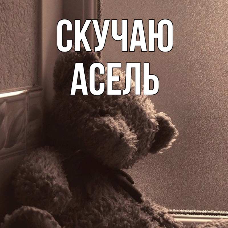 Картинка Скучаю, Асель