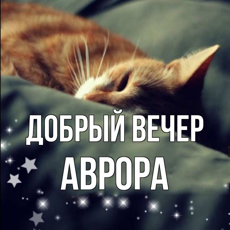 Картинка Добрый вечер, Аврора