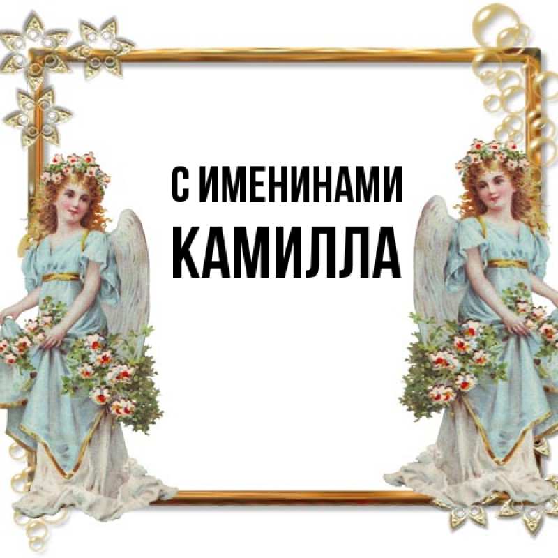 Картинка С именинами, Камилла