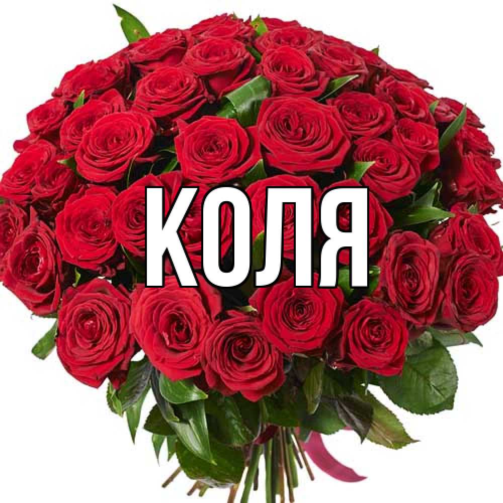 Открытка  с именем. коля, Главная  