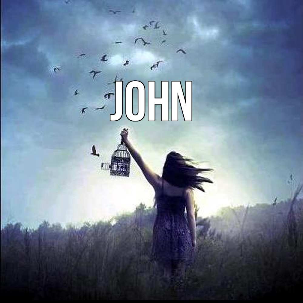 Открытка  с именем. John, Главная  