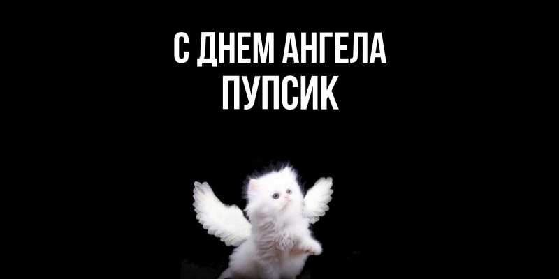 Картинка С днем ангела, Пупсик