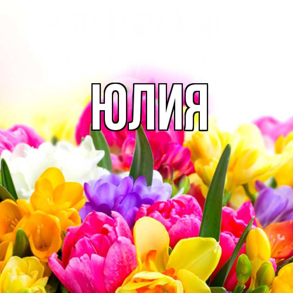 Открытка  с именем. Юлия, Главная  