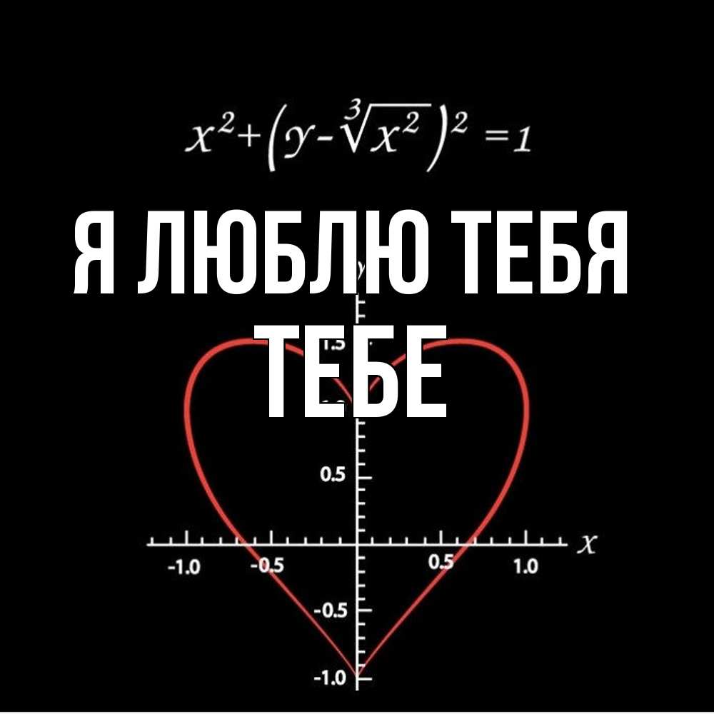 Открытка  с именем. Тебе, Я люблю тебя  