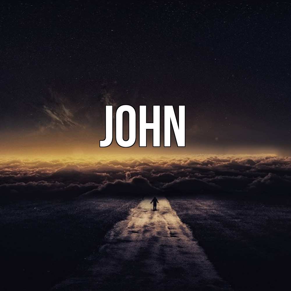 Открытка  с именем. John, Главная  