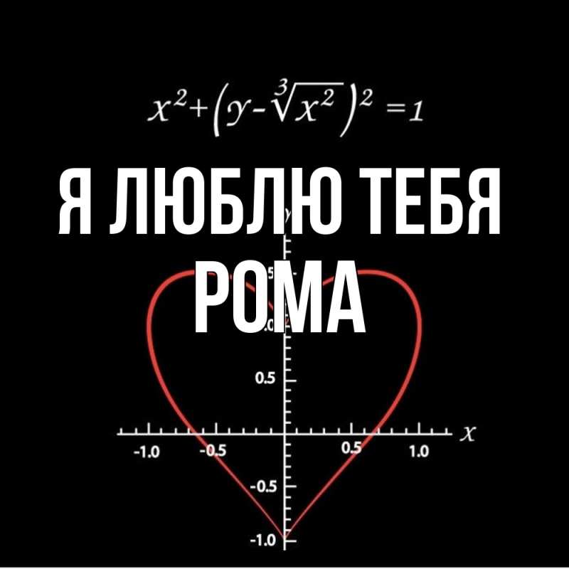 Картинка Я люблю тебя, Рома