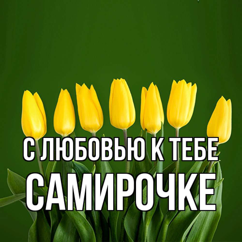 Открытка  с именем. самирочке, С любовью к тебе  