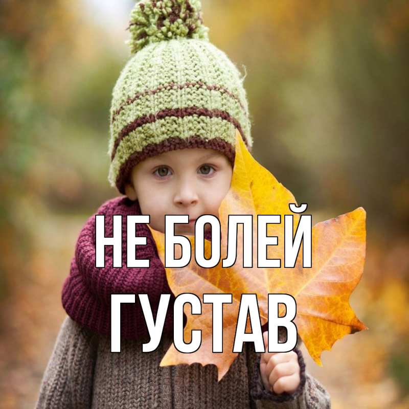 Картинка Не болей, Густав