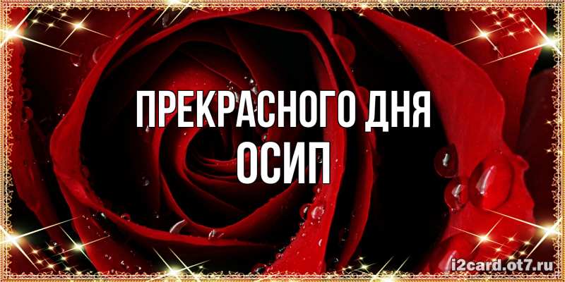 Картинка Прекрасного дня, Осип