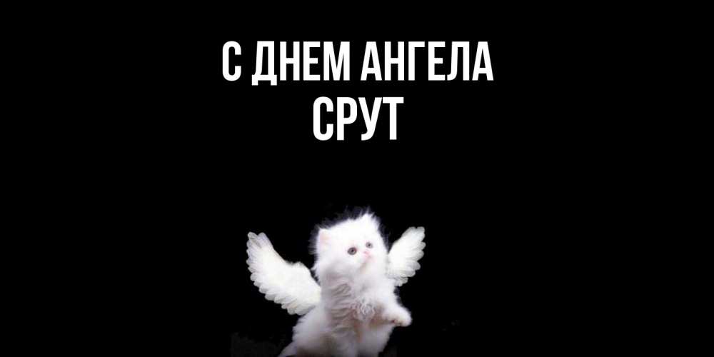 Открытка  с именем. срут, С днем ангела  