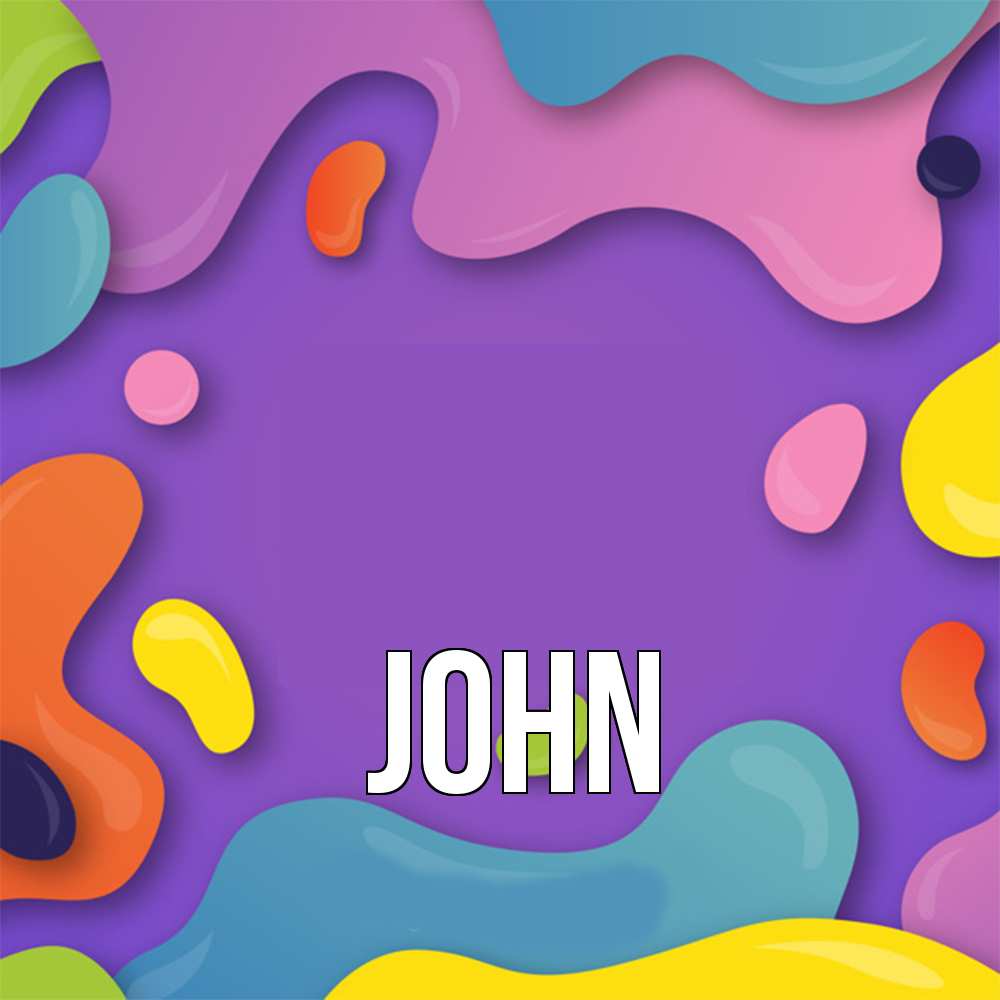 Открытка  с именем. John, Главная  