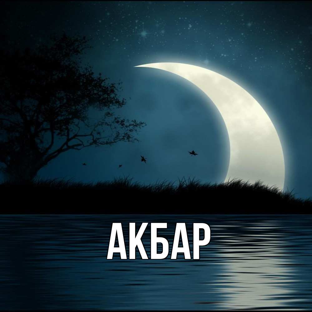 Открытка  с именем. Акбар, Главная  