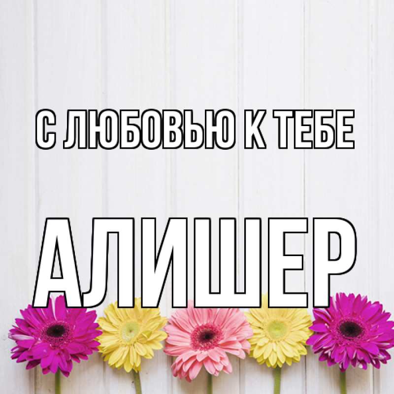 Картинка С любовью к тебе, Алишер