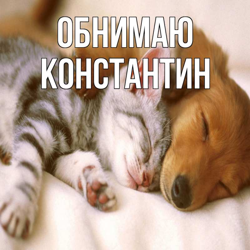 Картинка Обнимаю, Константин