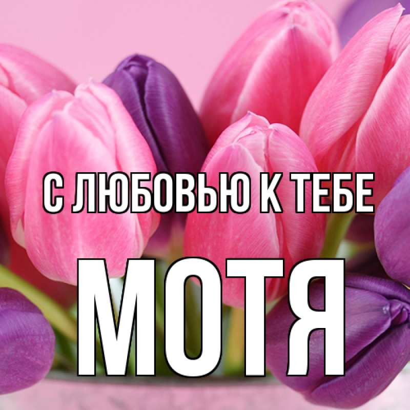 Картинка С любовью к тебе, Мотя
