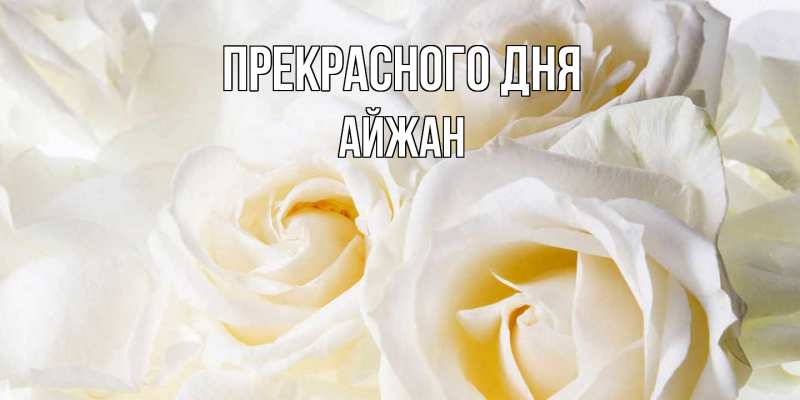 Картинка Прекрасного дня, Айжан