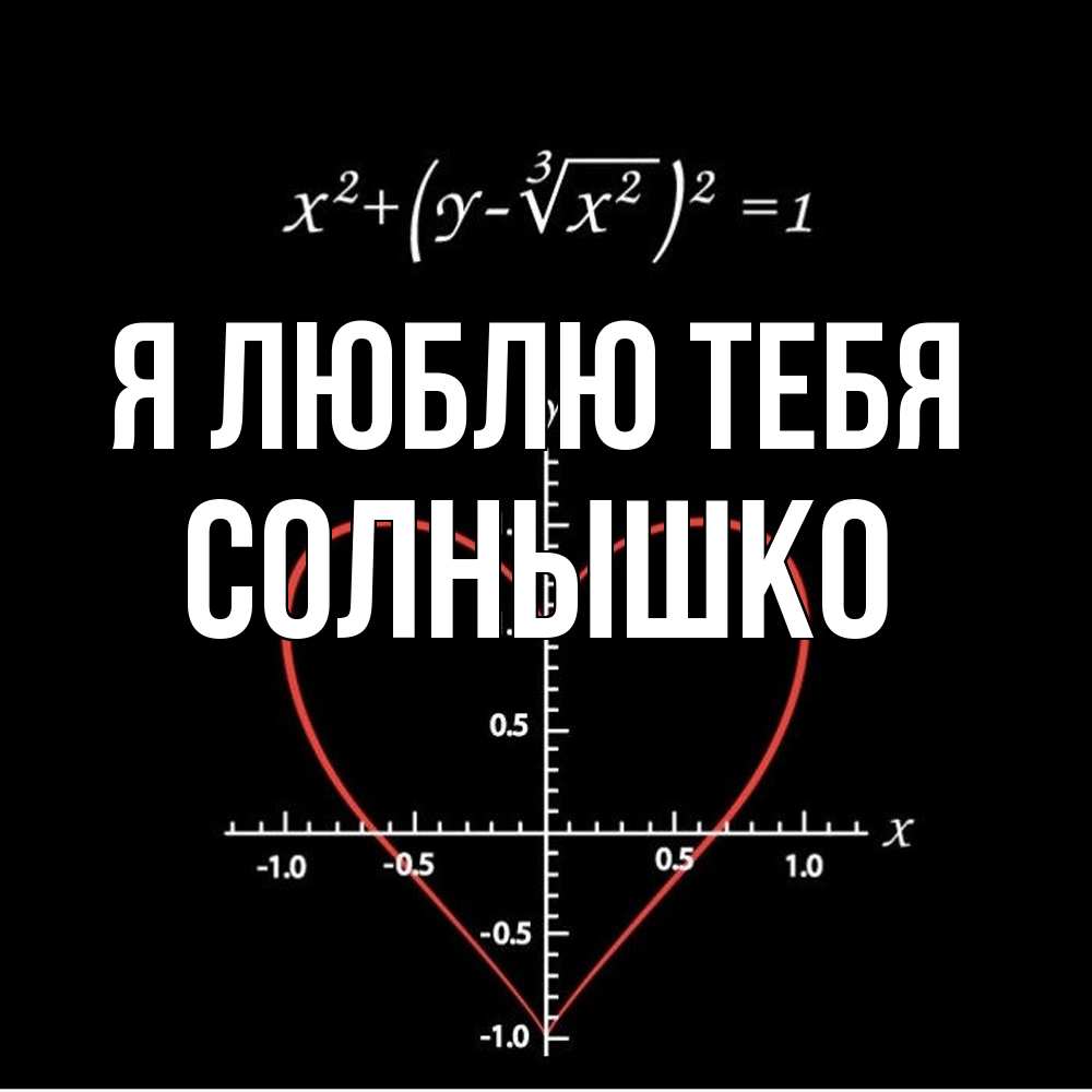 Открытка  с именем. Солнышко, Я люблю тебя  