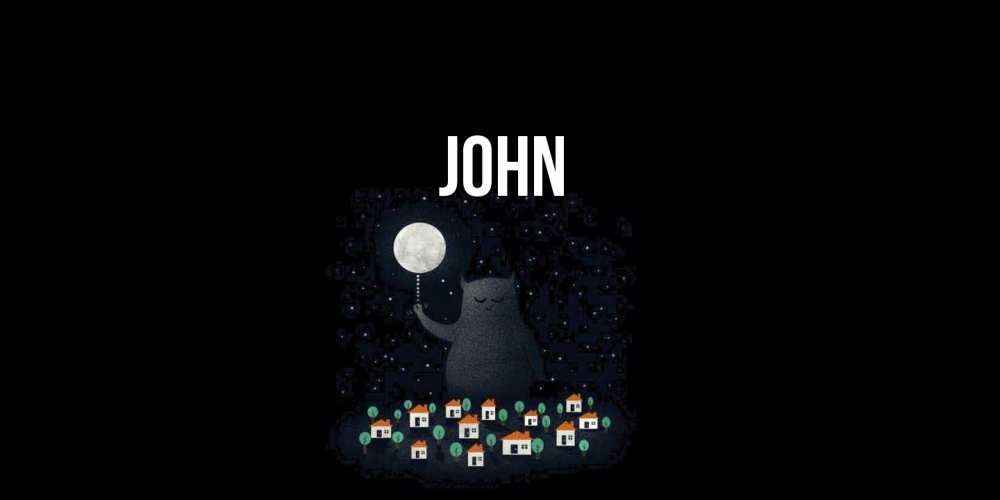 Открытка  с именем. John, Главная  