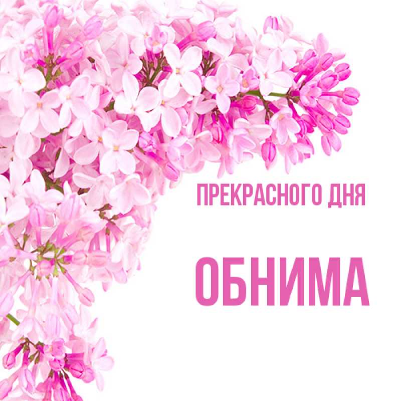 Картинка Прекрасного дня, Обнима