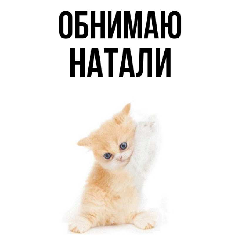 Картинка Обнимаю, Натали