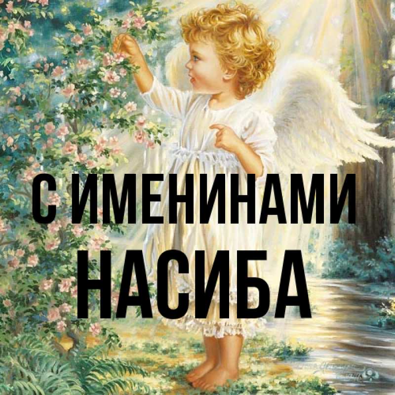 Картинка С именинами, Насиба