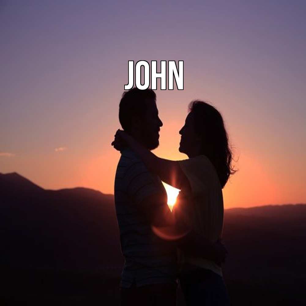 Открытка  с именем. John, Главная  