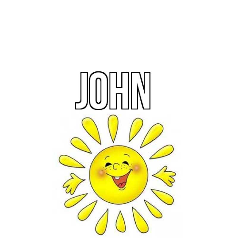 Картинка  с именем , John