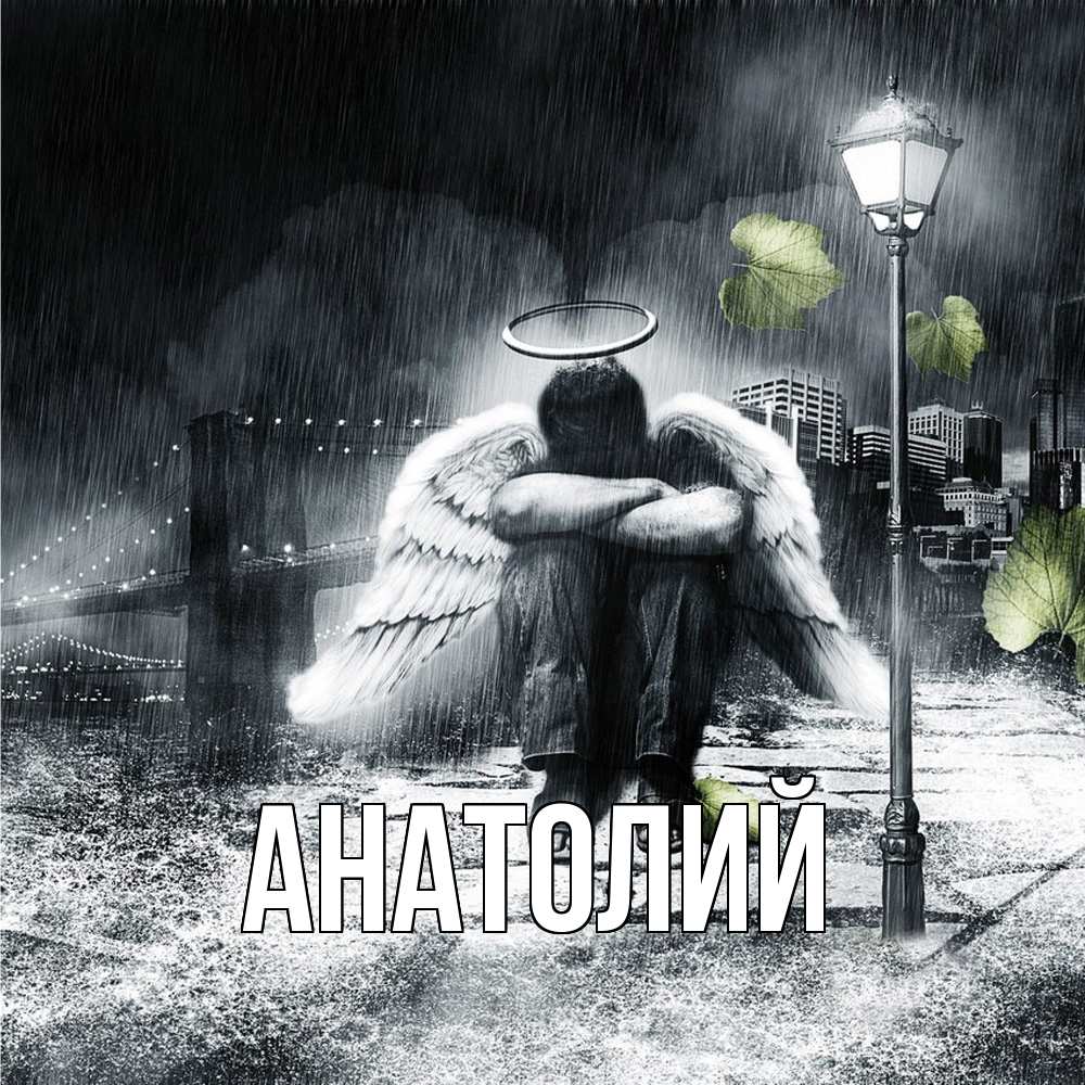 Открытка  с именем. Анатолий, Главная  