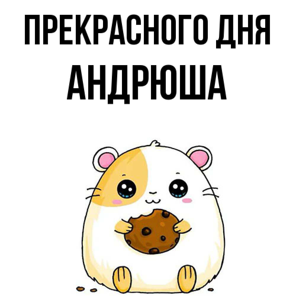 Открытка  с именем. Андрюша, Прекрасного дня  