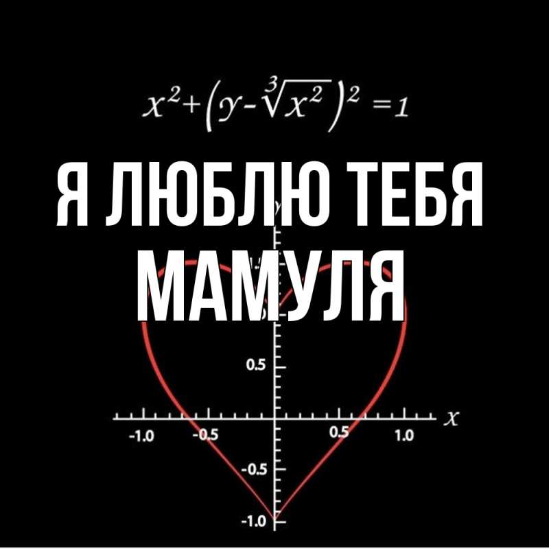 Картинка Я люблю тебя, Мамуля