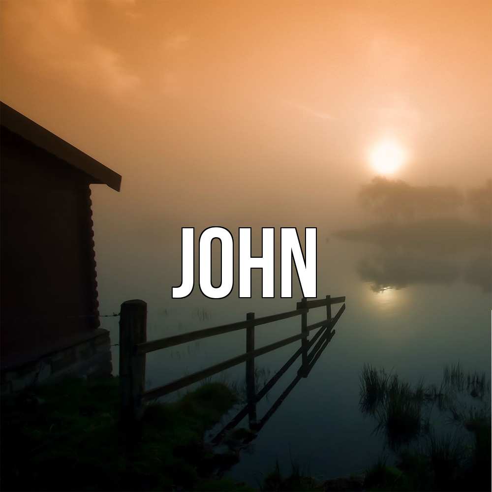 Открытка  с именем. John, Главная  