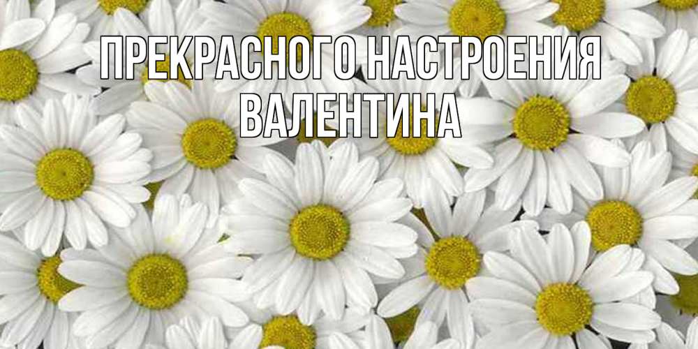 Открытка  с именем. валентина, Прекрасного настроения  