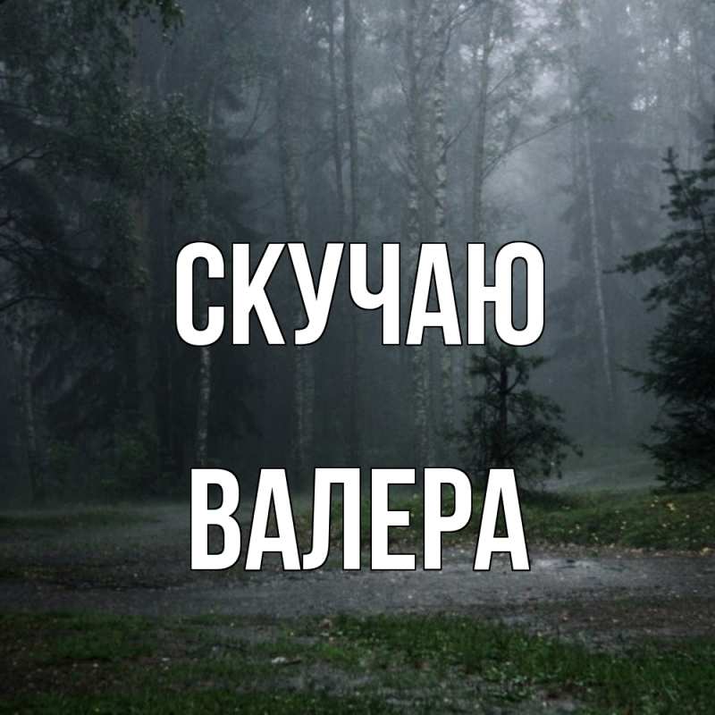 Картинка Скучаю, Валера