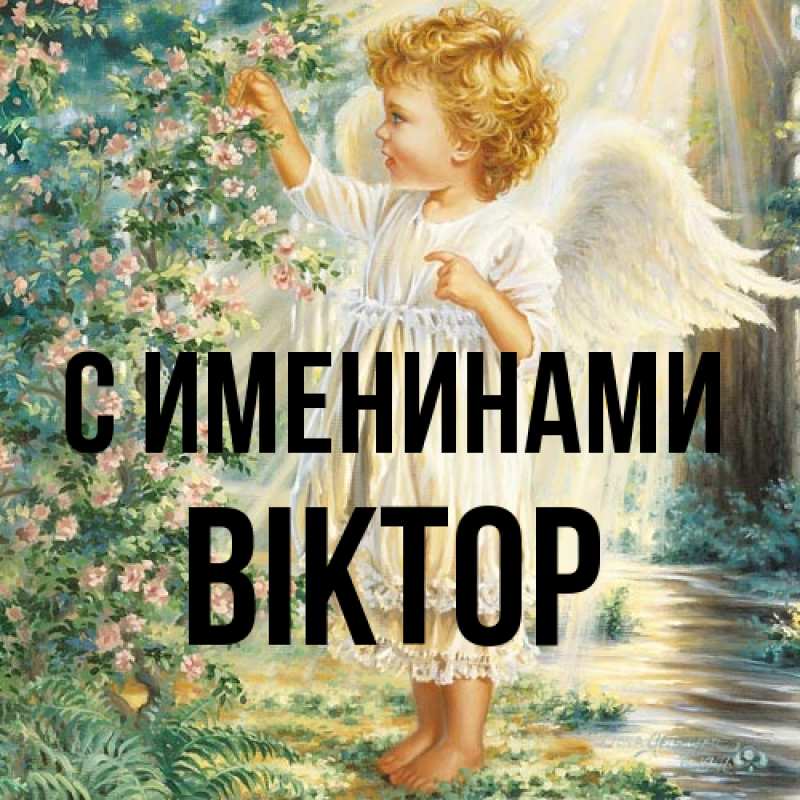 Картинка С именинами, Віктор
