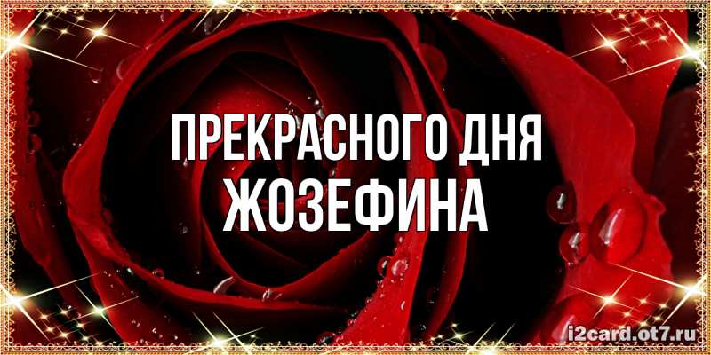 Картинка Прекрасного дня, Жозефина