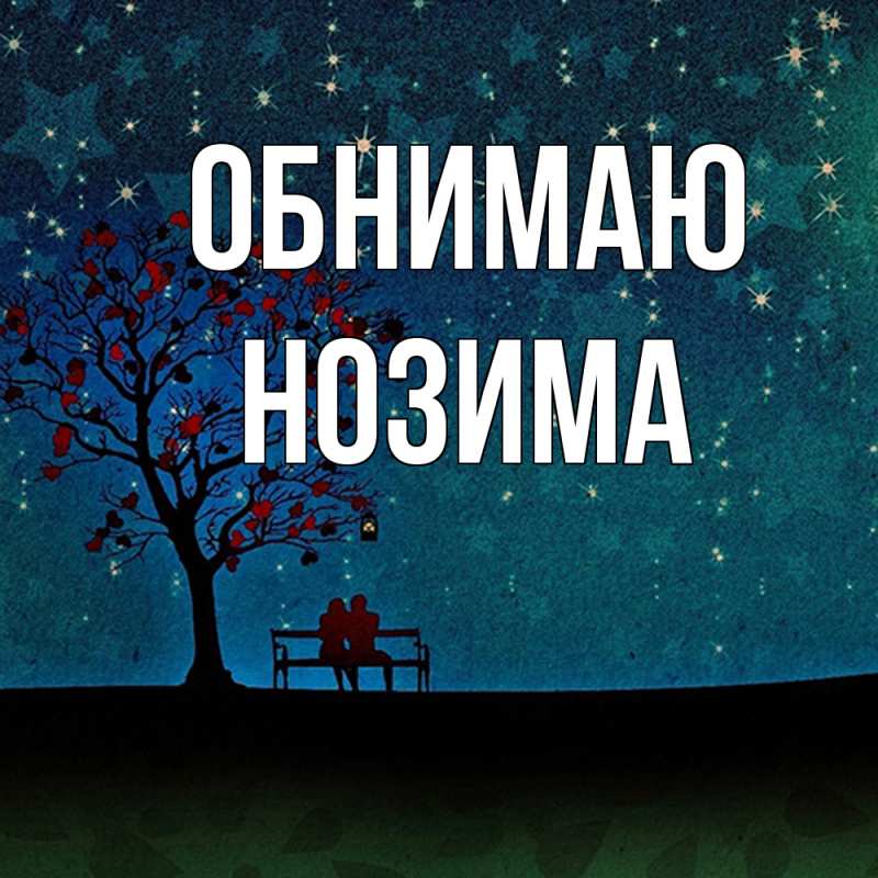 Картинка Обнимаю, Нозима